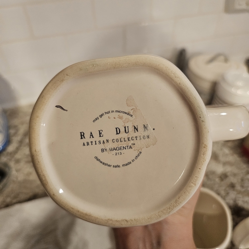 Rae Dunn "BFF" Artisan Collection  Large White Coffee Tea Mug Cup - Picture 3 of 3